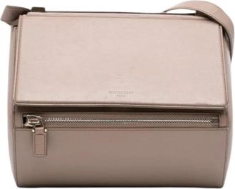 Givenchy Tweedehands leren schoudertassen - Dames - Vintage Schoudertas - Bruin - ONE Size - Vintage