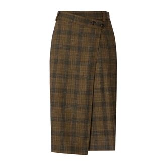 Pinko Pinko, Rokken, Dames, Bruin, XS, Midi Rokken