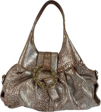 Bulgari Pre-owned Shoulder Bags, female, Brown, Size: ONE SIZE Pre-owned Vintage Shoulder Bag