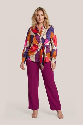 Mart Visser Harmony Print Blouse Plum / Multi Maxi