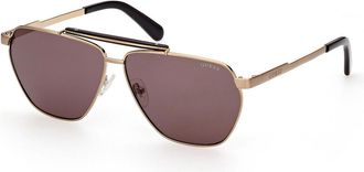 Guess GU00053 33A Mens Sunglasses Gold Size 61