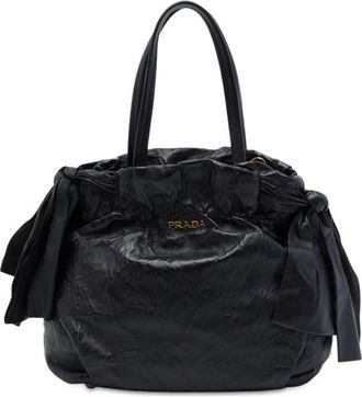 Prada Pre-owned Prada Nappa Antique Bow Tote Ladies I60JZ1TUWTHIPYS1