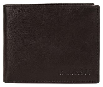 Chiemsee Geldb&ouml;rse CHIEMSEE, Herren, braun, Leder, leicht gl&auml;nzend, unifarben, Kleinlederwaren Geldb&ouml;rse, echt Leder