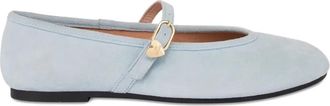 Love Moschino Ballerine con cinturino - Blu