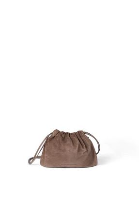 Brunello Cucinelli Suede BC Duo pouch bag in Brown at Nordstrom