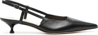 AGL Elegante Slingback Pumps - Dames - Pumps - Zwart - 41 EU - Schoenen