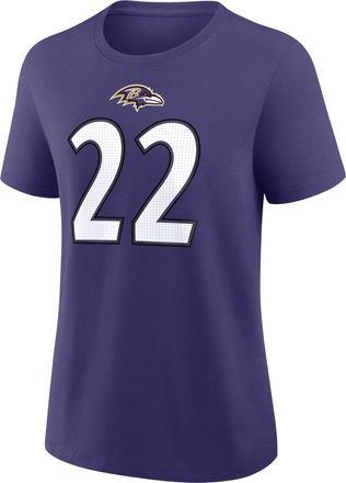 Nike Derrick Henry Baltimore Ravens Nike Womens NFL T-Shirt in Purple | 01K952M8GF-Z95