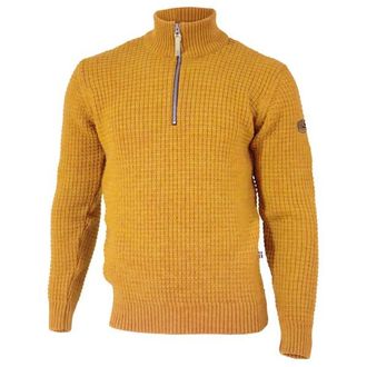 Ivanhoe of Sweden Moritz Half Zip Wollpullover f&uuml;r Herren | gelb