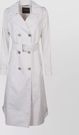 Moorer cleopatra trench coat belted waist