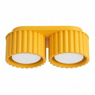 Sollux Lighting Plafone amarillo aluminio alt. 8 cm