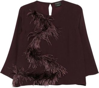 Antonelli Overhemden, Dames, Bruin, S, Mango Top