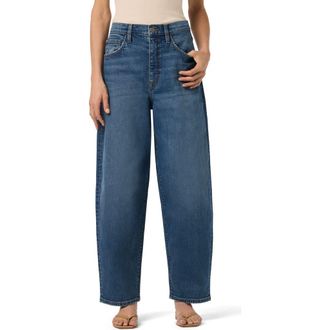 Hudson High Waist Ankle Barrel Leg Jeans in Fergana at Nordstrom Rack, Size 31
