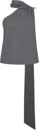 Giuseppe Di Morabito Top - Dames - Tops zonder mouwen - Grijs - M - Wol - Tops