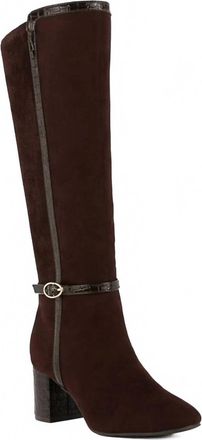 Jones New York Womens Isalee Boot In Dark Brown