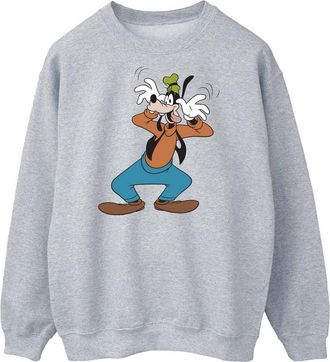 Disney Heren Gek Goofy Sweatshirt (Sportgrijs)