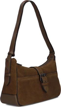 Liebeskind Liebeskind Berlin, Tassen, Dames, Bruin, ONE Size, Wol, Groene Schoudertas voor de herfst