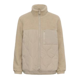 Kaffe Fitness, Dames, Beige, XL, Polyester, KAgracelyn Jas