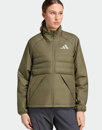 adidas Terrex multi climawarm - Giacca isolante verde oliva