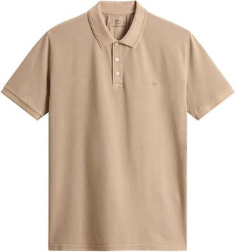 Woolrich Beige T-shirts en Polos - Heren - Polos - Beige - 2XL - Tops