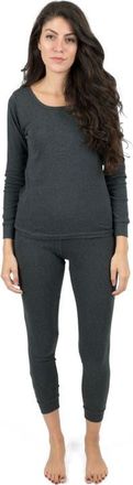Leveret Womens Cotton Solid Matching Family Pajamas in Dark Gray at Nordstrom, Size X-Small