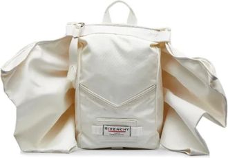 Givenchy Pre-owned Backpacks, female, White, Size: ONE SIZE Pre-owned Nylon backpacks