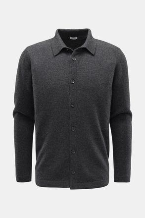 Braun Hamburg Men - Cashmere cardigan anthracite