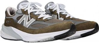 New Balance Mens U990Og6 Running Shoes In Olive Green