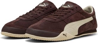 Puma Sneaker PUMA BELLA UT CLASSIC, Damen, Gr. 37,5, chocolate braun, alpine snow, Leder, mehrfarbig, Schuhe Sneaker, aus Leder, mit Synthetik-Innenmateria