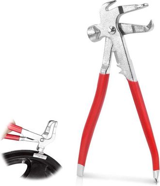 OEM Alicates De Equilibrado De Ruedas Rojos Con Martillo Para Llantas De Equilibrado Clip-on