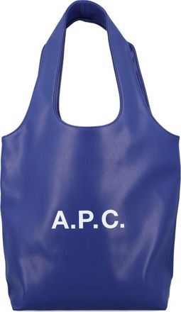 A.P.C. Borsa tote Ninon piccola - Blu