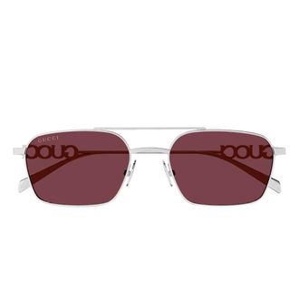 Gucci Zonnebril - unisex - Zonnebrillen - Grijs - 54 MM - Accessoires