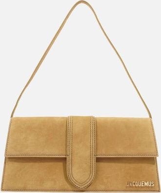 Jacquemus Womens Jacquemus Le Bambino Long Light Khaki Brown Bag - Size: ONE size