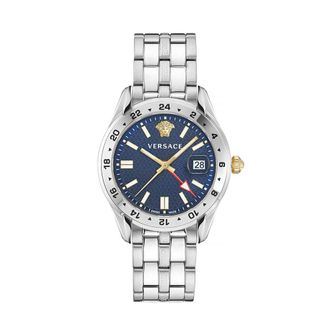 Versace Gray Stainless Steel Dress Mens Watch