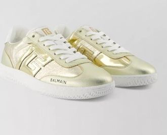 Balmain leather low-top sneakers