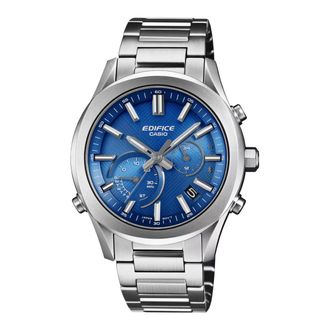 Casio Edifice Heren Horloge Zilverkleurig EQB-1300D-2AEF