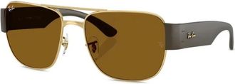 Ray-Ban Rb 3756 00133 Zonnebrillen - unisex - Zonnebrillen - Geel - 59 MM - Accessoires