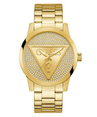 Guess Badge Heren Gouden Horloge GW0915G1