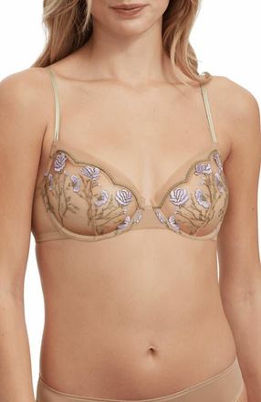 Skarlett Blue Enamoured Balconette Underwire Bra in Ice Purple Combo at Nordstrom, Size 36Ddd