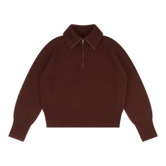 Entire studios Turtlenecks, male, Red, Size: XS/S Zip-Up Top