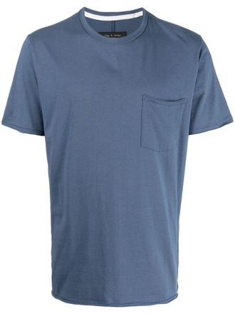 Rag & Bone T-shirt Miles - Blu