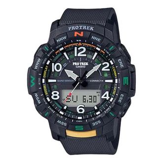 Casio Mens CASIO PRO TREK Waterproof Shockproof Sports Precise Time PRTB50-1 Watch Mens Analog PRT-B50-1