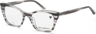 Karl Lagerfeld Womens 52 mm Grey Opticals