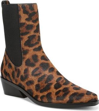 Nordstrom Ainsley Chelsea Boot in Tan Toasted Leopard at Nordstrom, Size 5.5