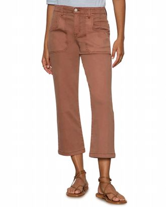 Sanctuary Retreat Cropped Wide Leg Pants In Mud Bath