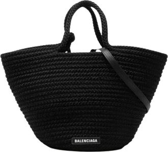 Balenciaga Pre-owned Ibiza Tote Bag - Dames - Vintage Shopper - Zwart - ONE Size - Leer - Vintage