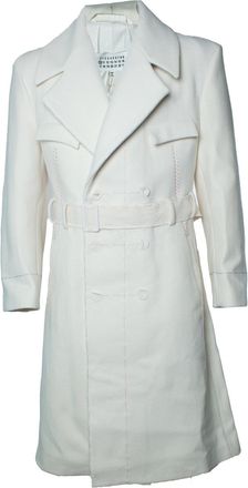 Maison Margiela Maison Martin Margiela, Off-white Melton-jas