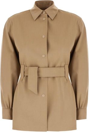 Max Mara Mxmagenzia 001 - Dames - Zomerjassen - Bruin - XS - Jassen