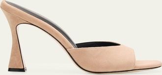 L'agence 95mm Avery Suede Mules