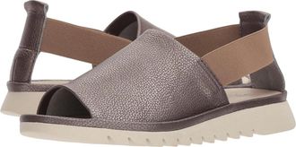 The Flexx Shore Line Sandal Women Brown Leather Peep Toe Slingback HTAT1105