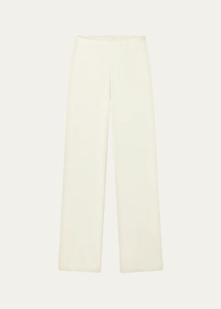 &Eacute;terne Cotton-Cashmere Wide-Leg Lounge Pants